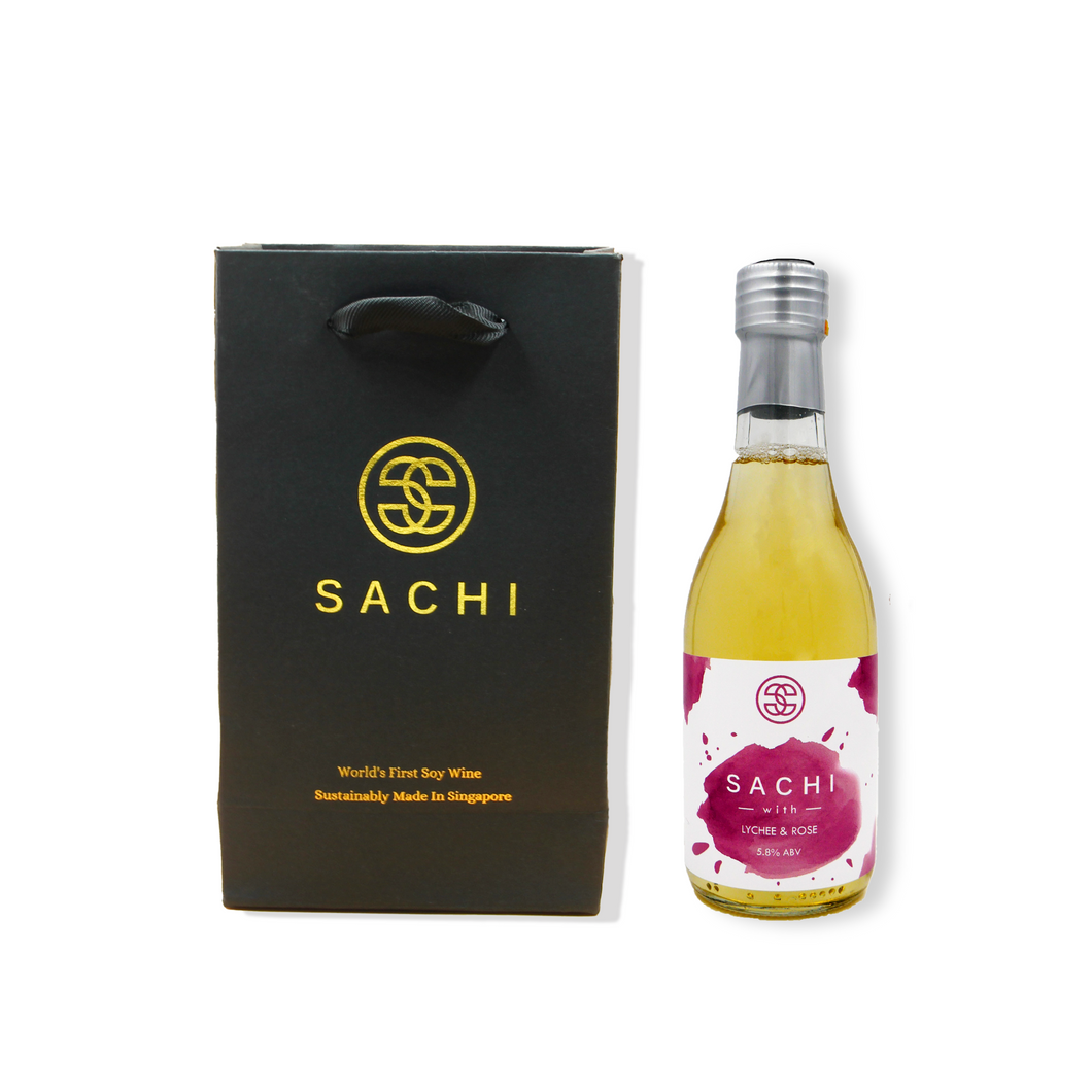 Sachi Soy Wine - Lychee & Rose (187mL)