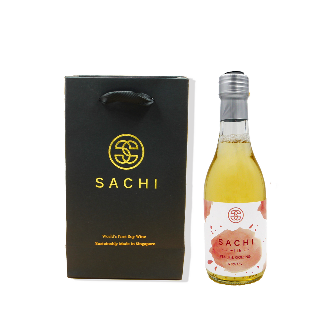 Sachi Soy Wine - Peach & Oolong (187mL)